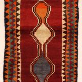 549 Gabbeh Luri-Stämme 242 x128 cm West-Iran  Schafwolle 1950-70 bester Zustand