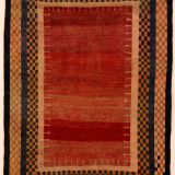 567 Gabbeh Ghashgai-Stämme 184 x 134 cm  Südwest-Iran 19. Jhdt. bester Zustand 